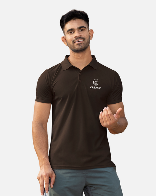 Coffee Brown Polo T-shirt