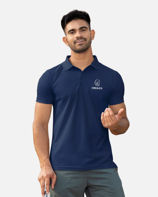 Navy Blue Polo T-shirt