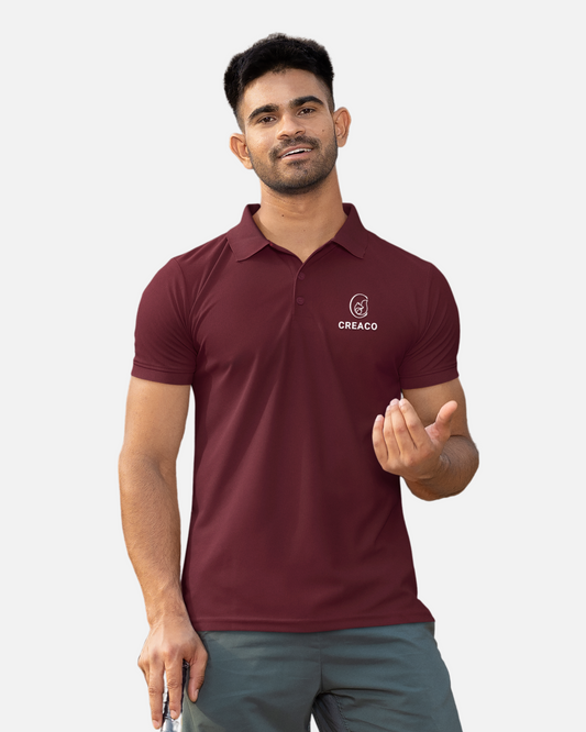 Maroon Polo T-shirt