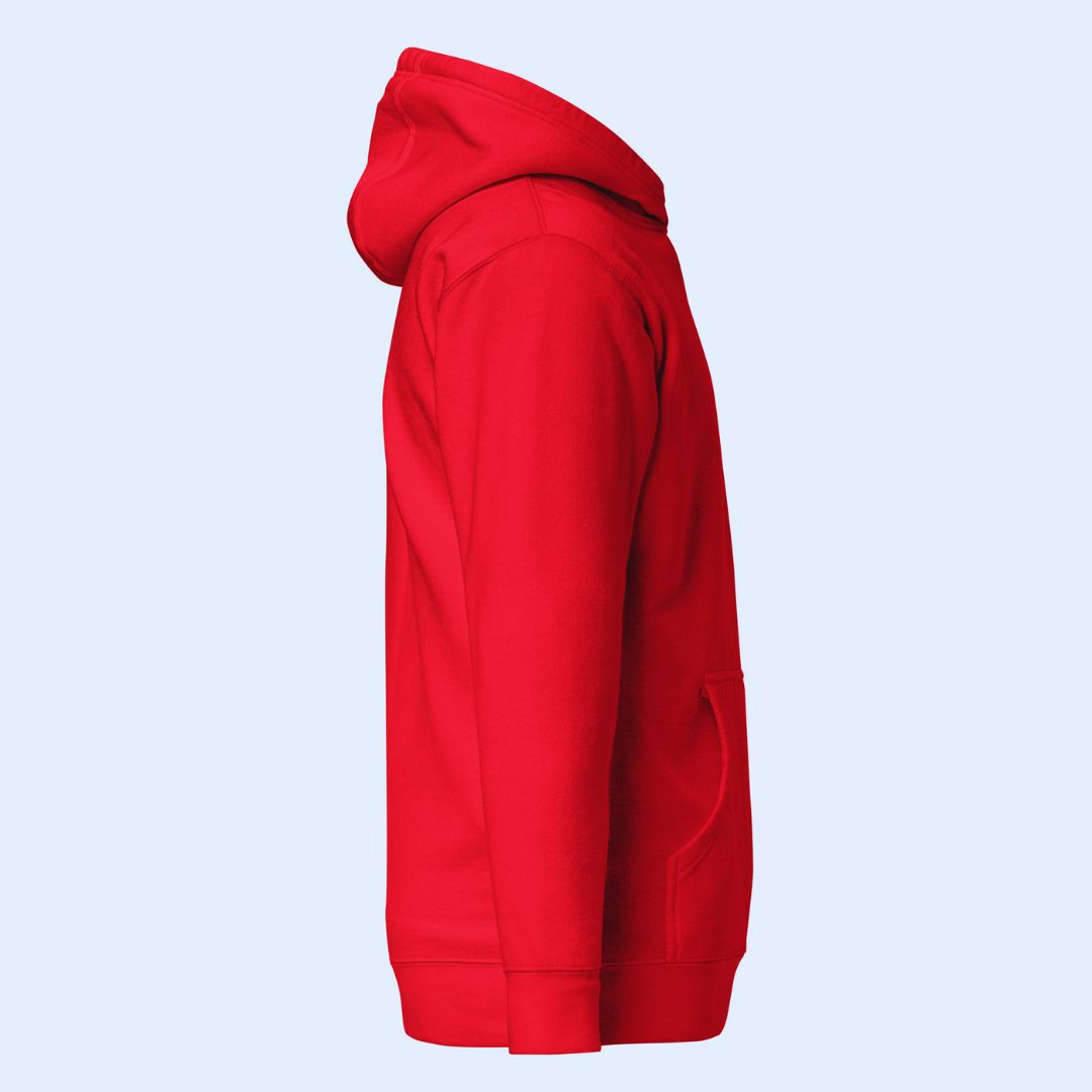 Red Hooded Sweatshirt