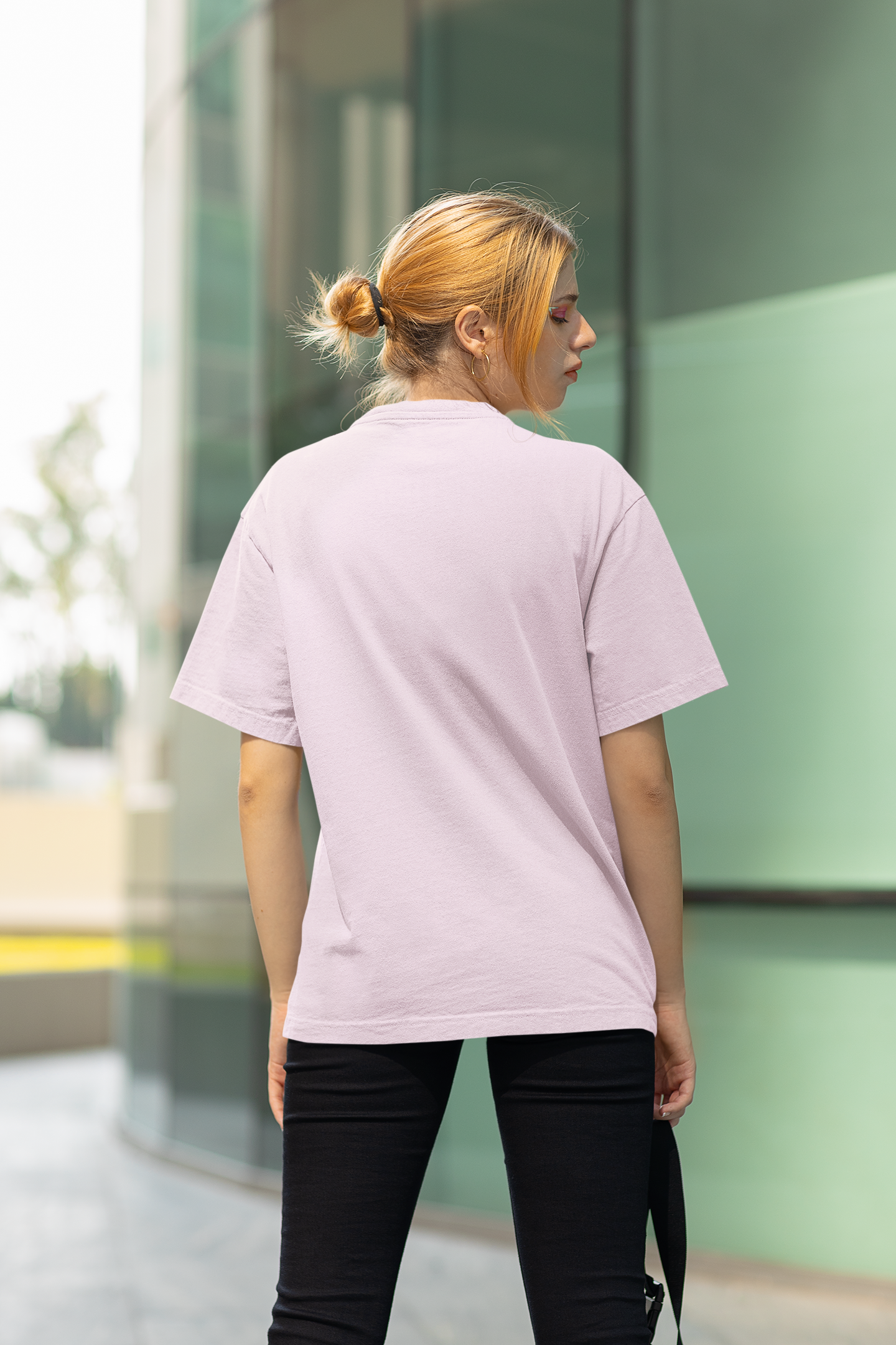 Light Pink Oversized T-shirt