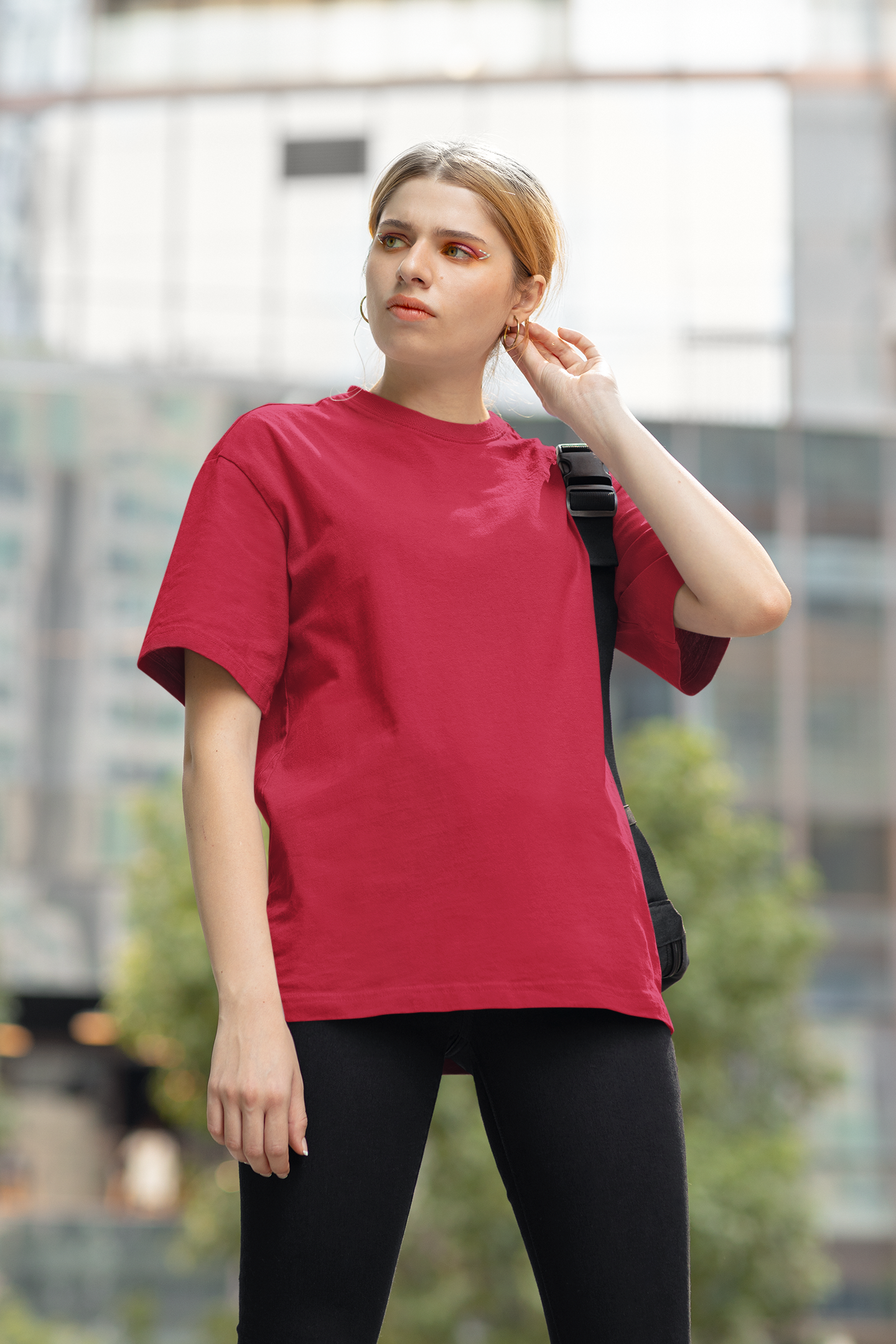 Red Oversized T-shirt