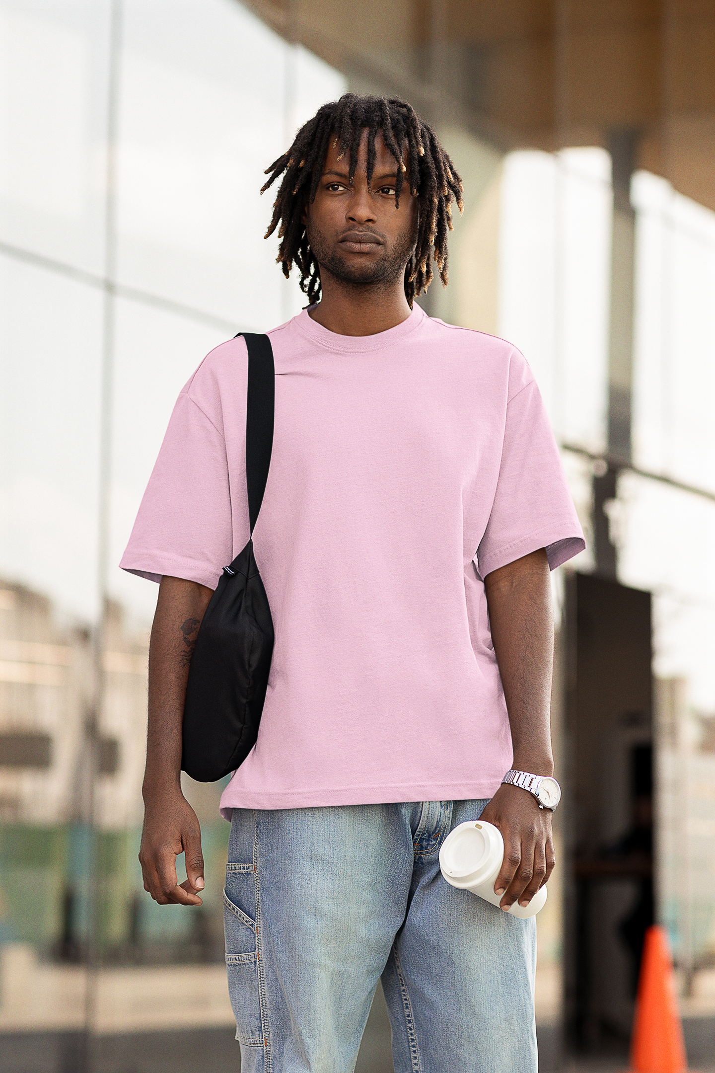 Light Pink Oversized T-shirt