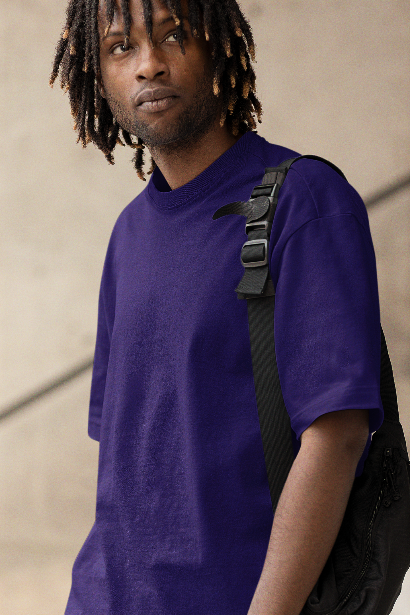 Purple Oversized T-shirt