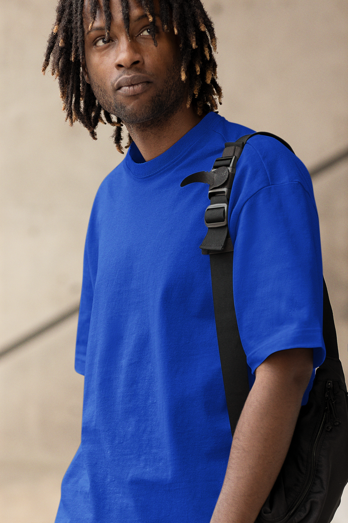 Royal Blue Oversized T-shirt