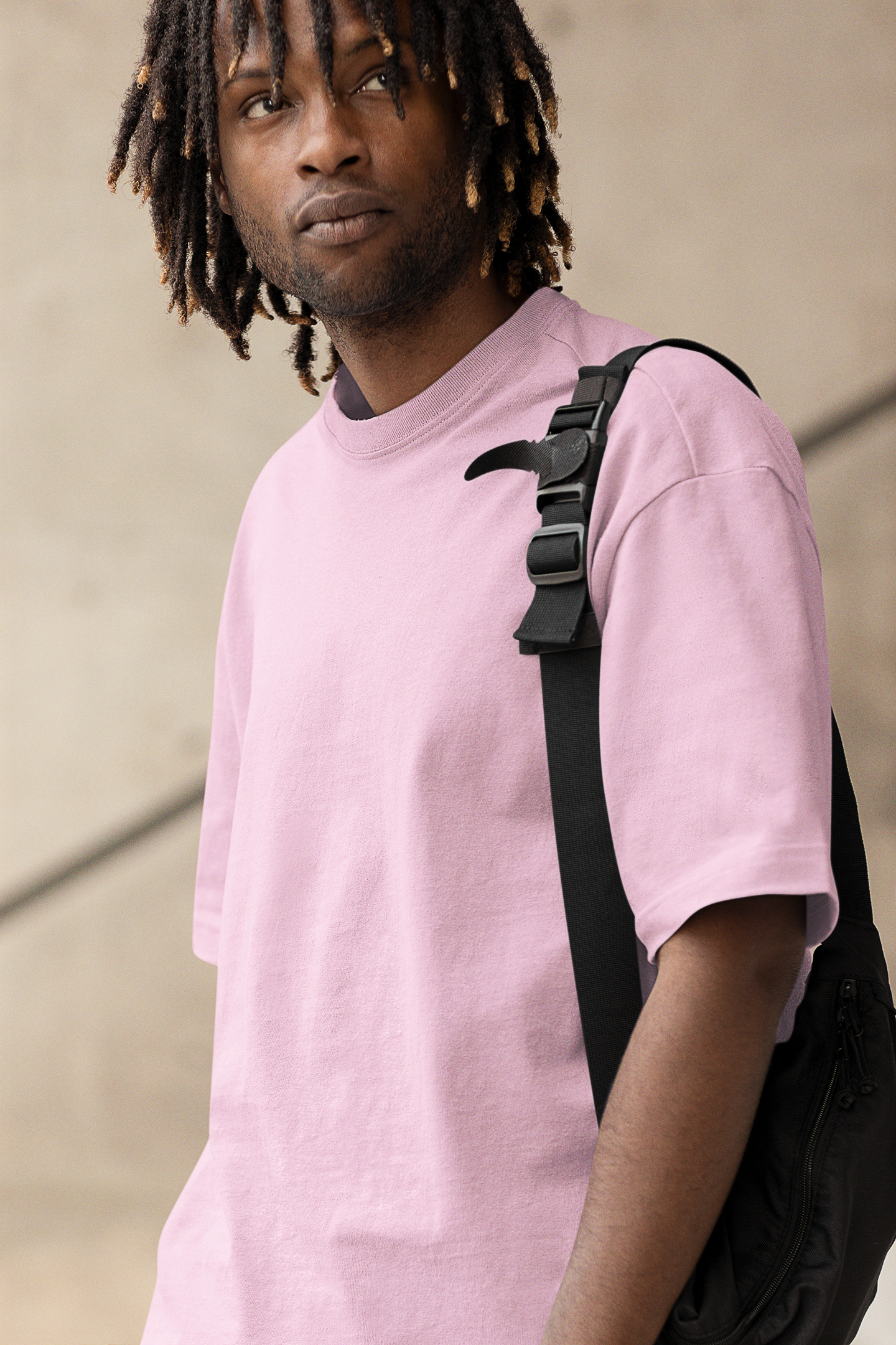 Light Pink Oversized T-shirt