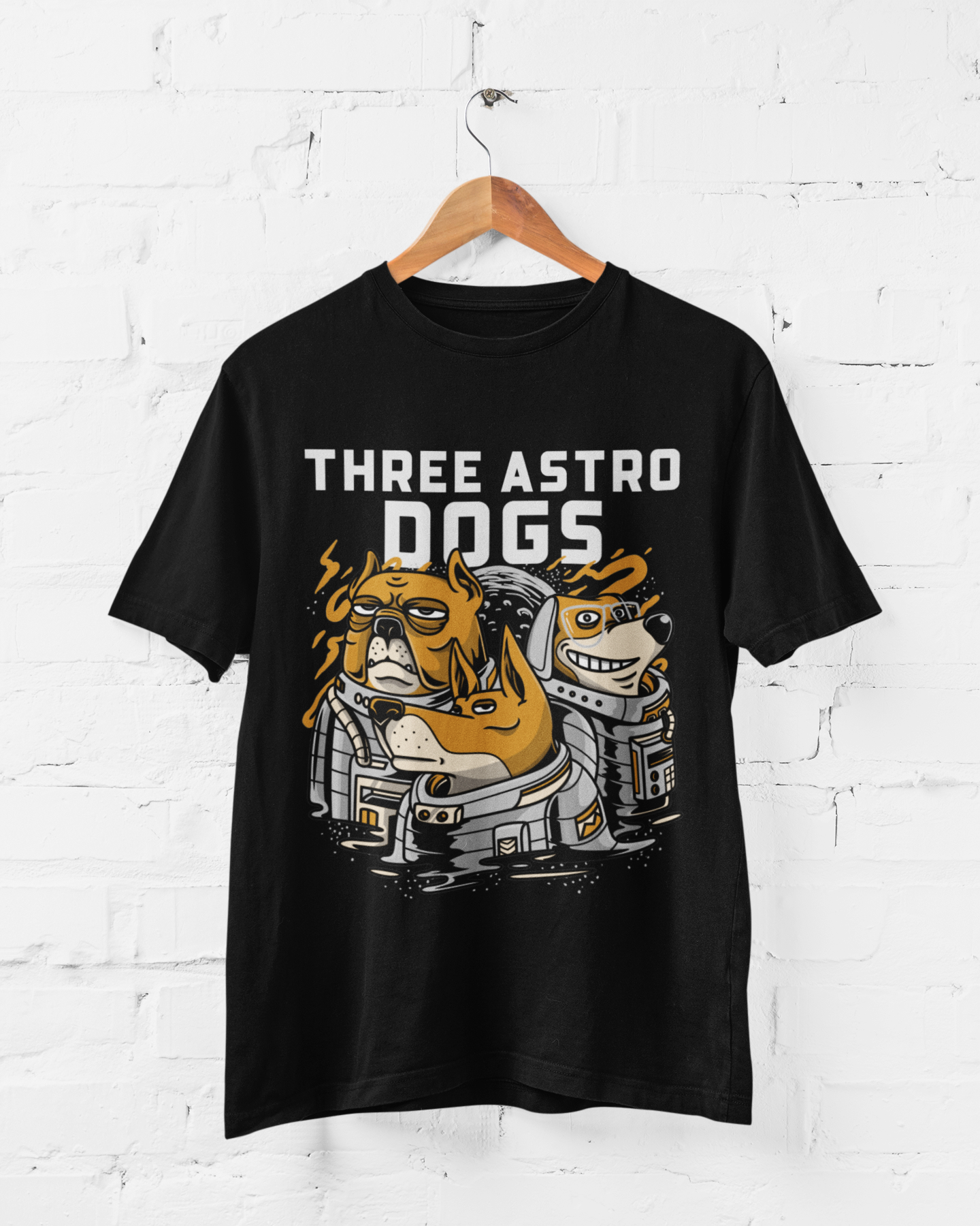 Astro Dogs Funny T-shirt