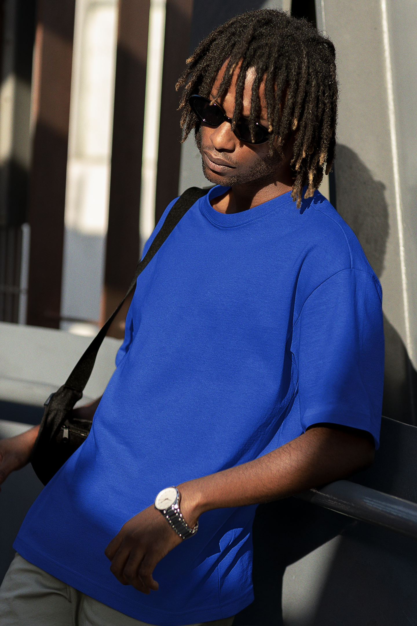 Royal Blue Oversized T-shirt