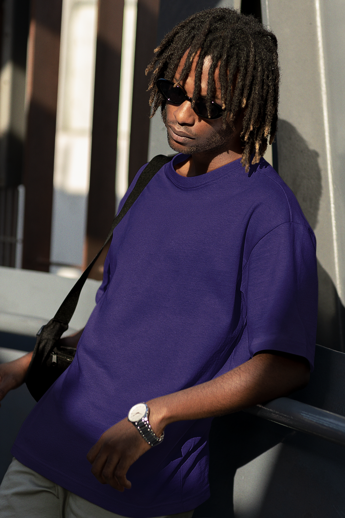 Purple Oversized T-shirt