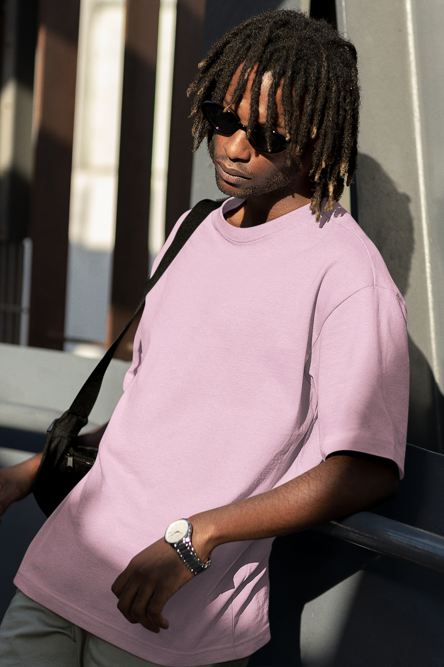 Light Pink Oversized T-shirt